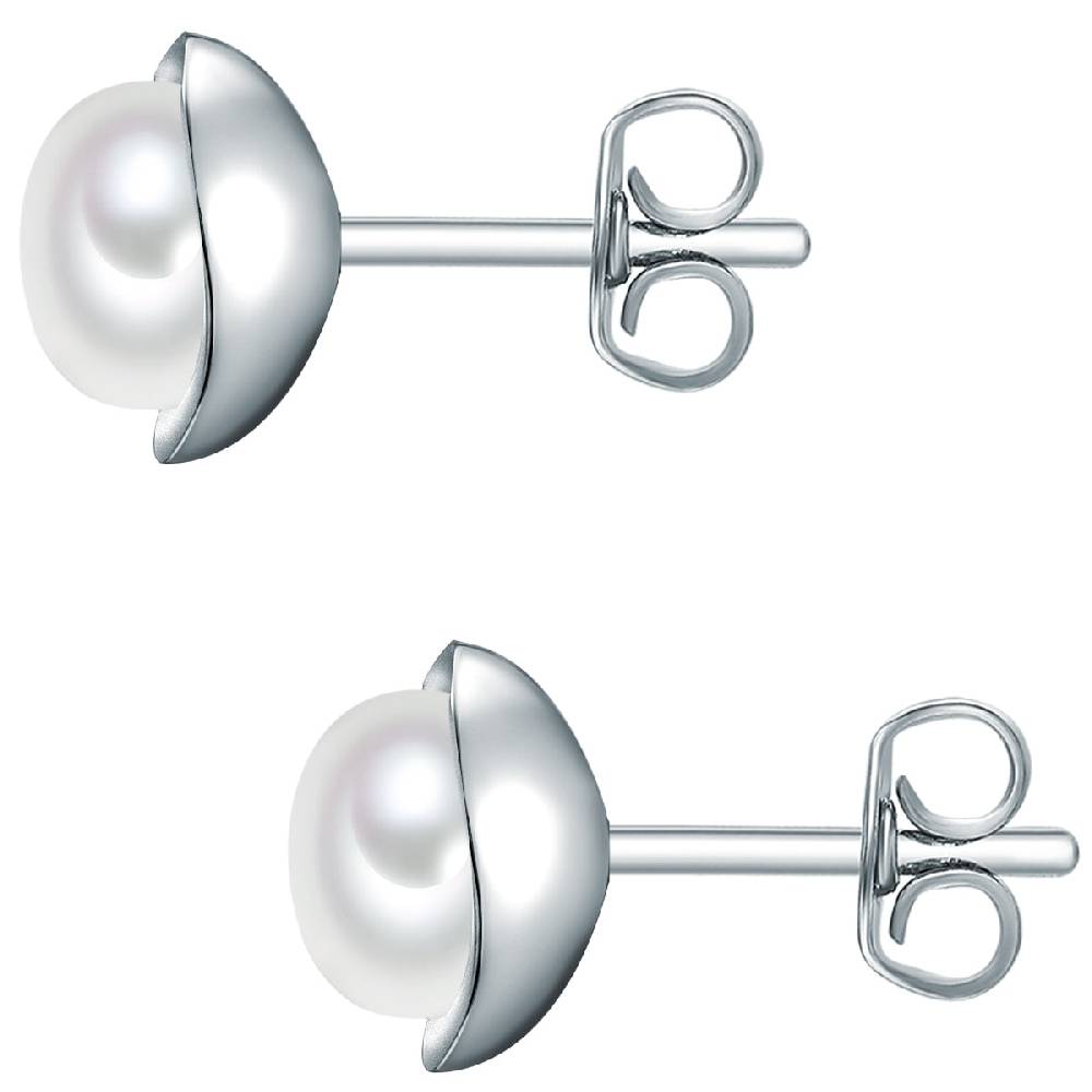 Rafaela Donata Ohrstecker Sterling Silber Süßwasser-Zuchtperle weiß Wochenangebot