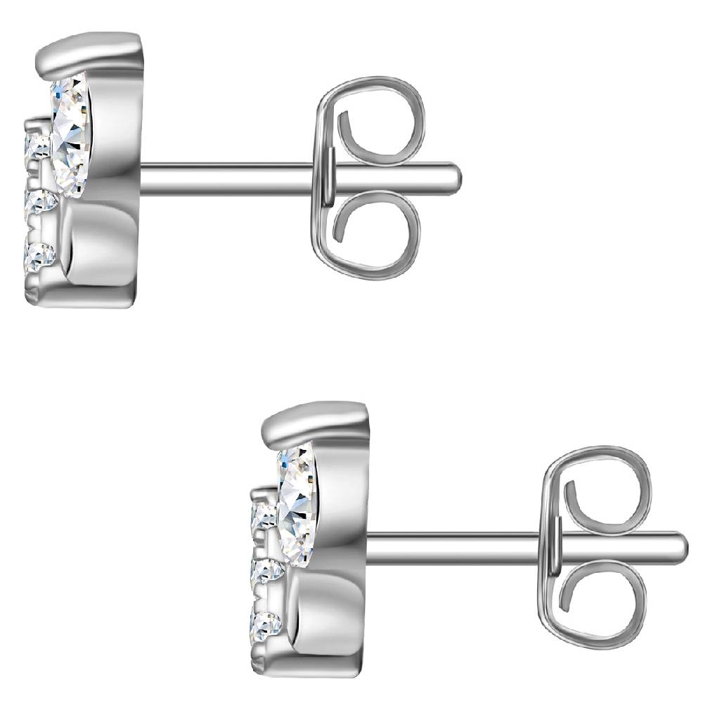 Rafaela Donata Ohrstecker Sterling Silber Zirkonia weiß Sonderangebot der Fabrik
