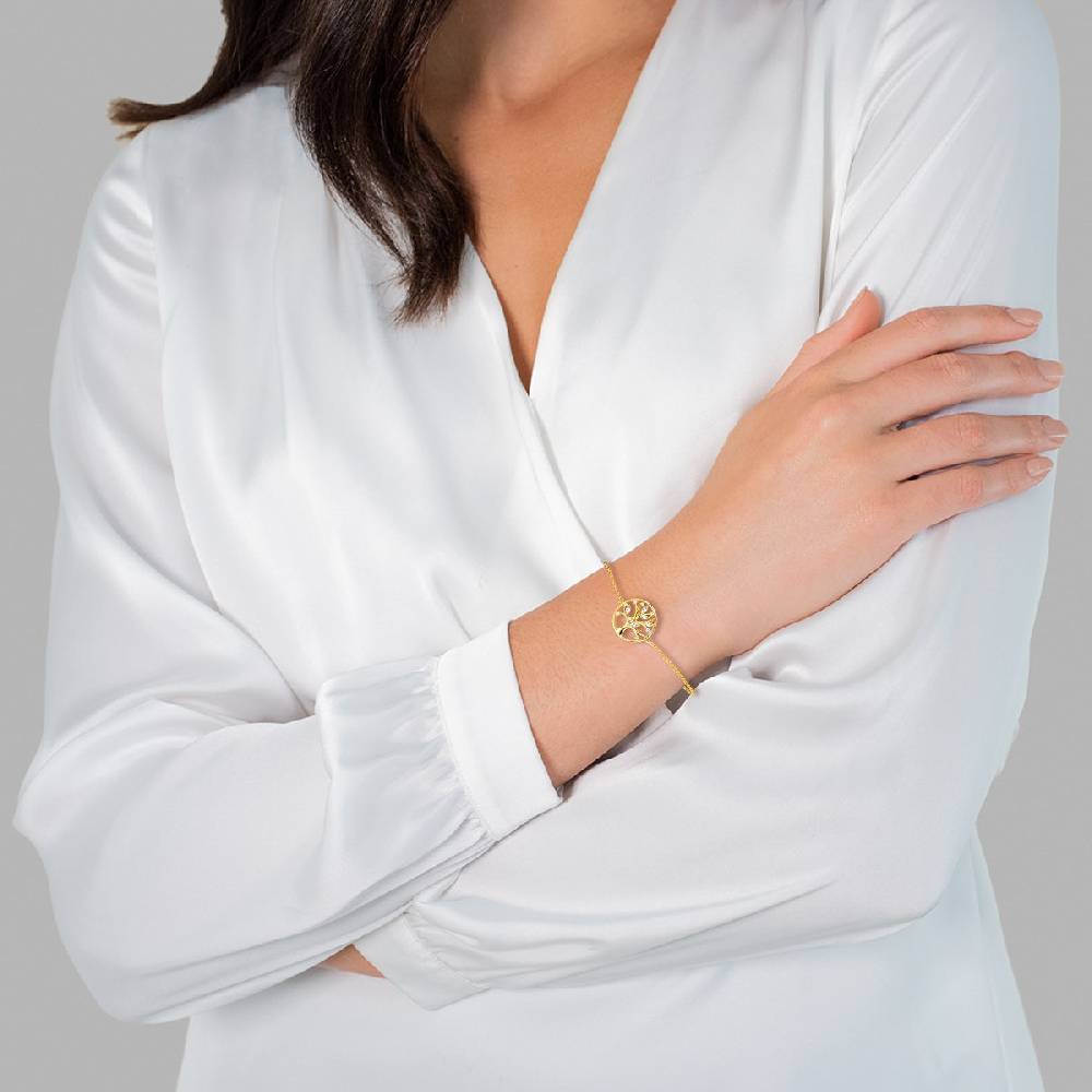 Rafaela Donata Armband Sterling Silber gelbgold Zirkonia weiß Begrenzt auf 3 Tage