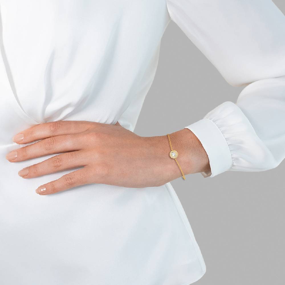Rafaela Donata Armband Sterling Silber gelbgold Zirkonia weiß Black Friday Preise