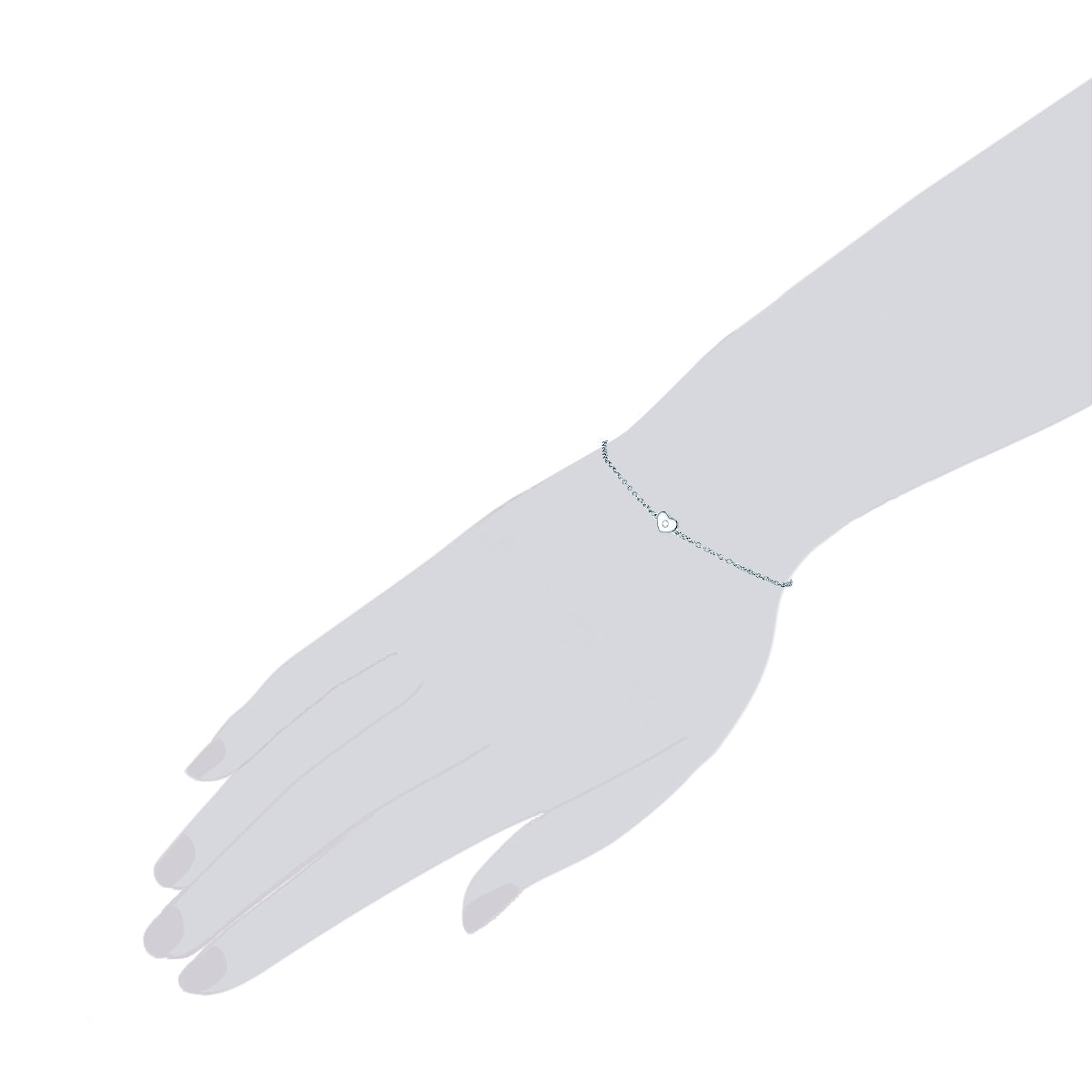 Rafaela Donata Armband Sterling Silber Zirkonia weiß Im Verkauf