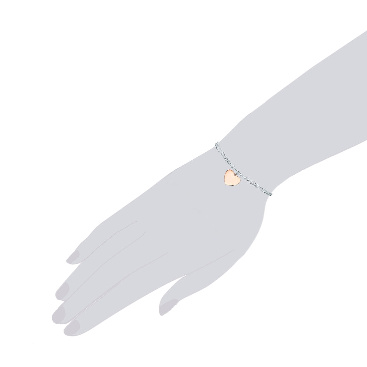 Rafaela Donata Armband Sterling Silber bi-Color zollfrei
