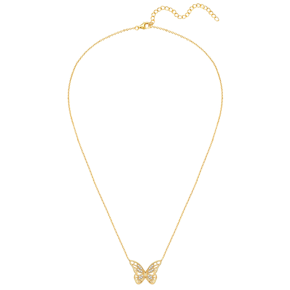 Rafaela Donata Kette mit Anhänger Sterling Silber gelbgold Zirkonia weiß Preisnachlass