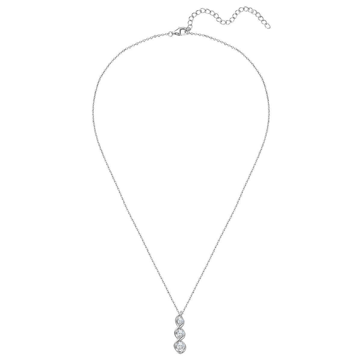 Rafaela Donata Kette mit Anhänger Sterling Silber Zirkonia weiß Black Friday