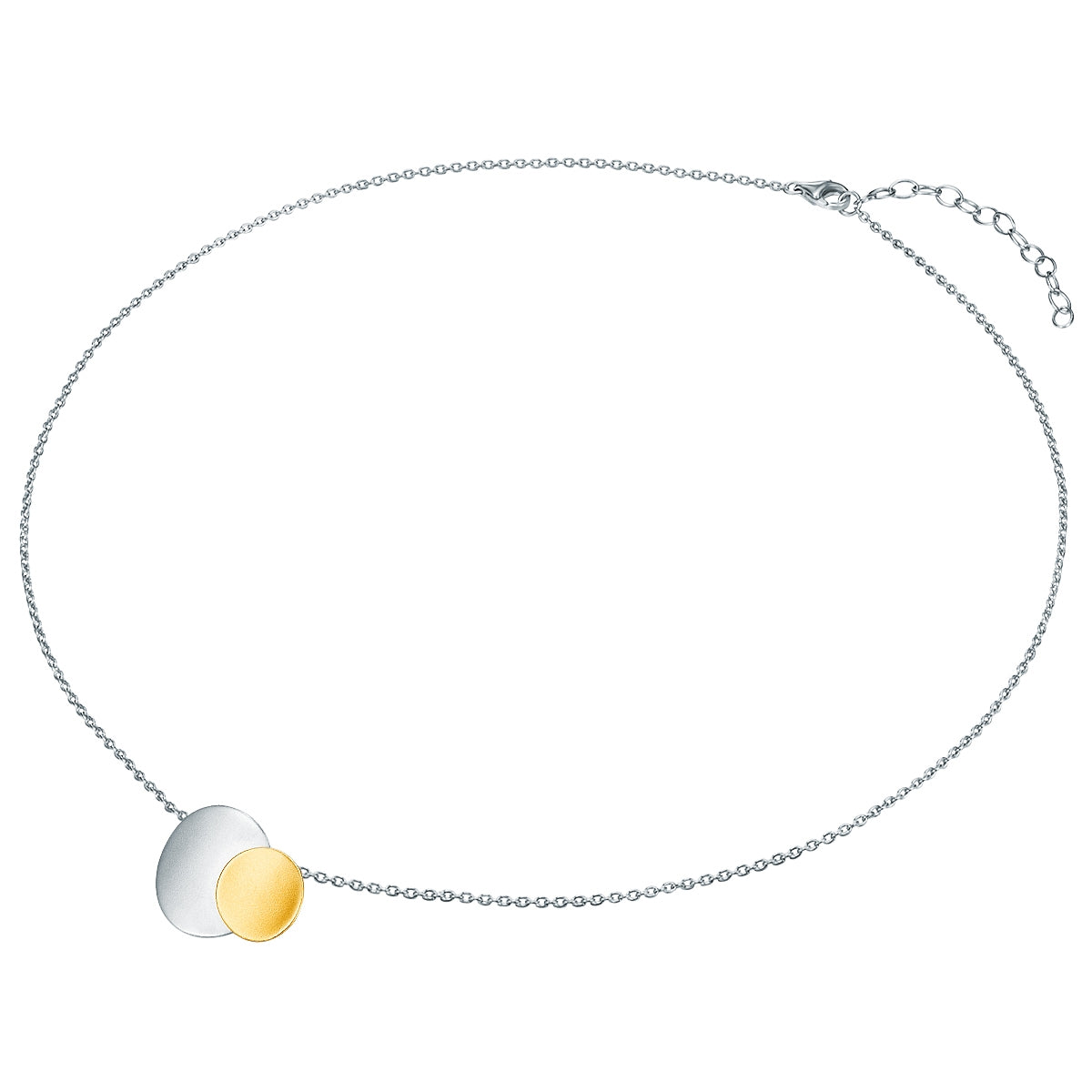 Rafaela Donata Kette mit Anhänger Sterling Silber bicolor Heißer Verkauf