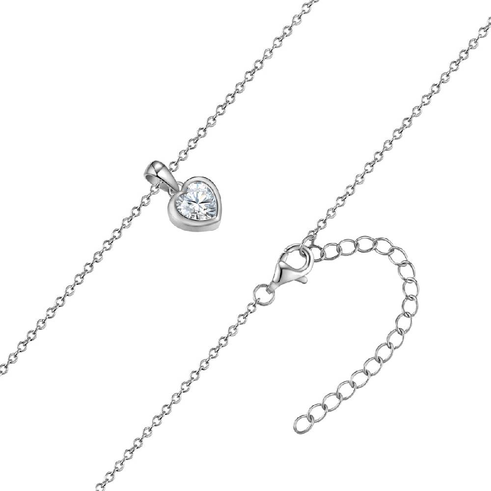 Rafaela Donata Kette mit Anhänger Sterling Silber Zirkonia weiß Exklusive Angebote