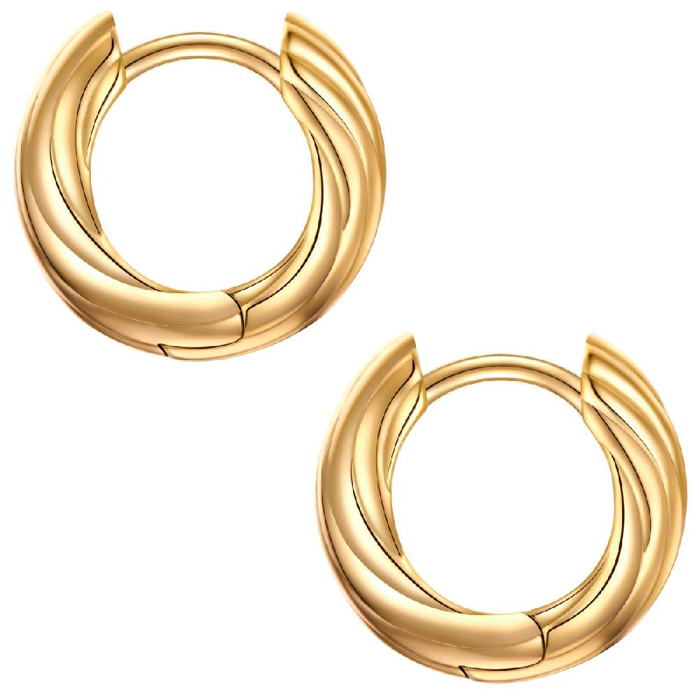 Rafaela Donata Creolen Sterling Silber gelbgold Zeitbegrenzte Promotion