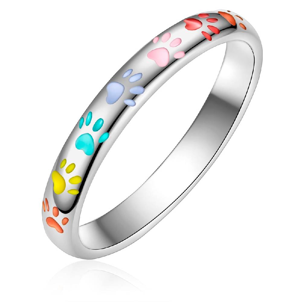 Rafaela Donata Ring Sterling Silber Emaille multicolor Sonderangebot der Fabrik