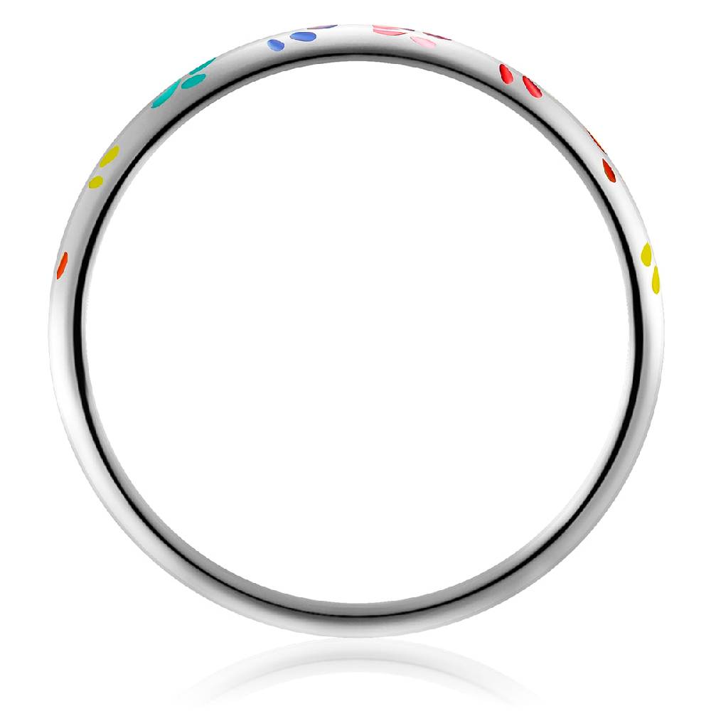 Rafaela Donata Ring Sterling Silber Emaille multicolor Sonderangebot der Fabrik