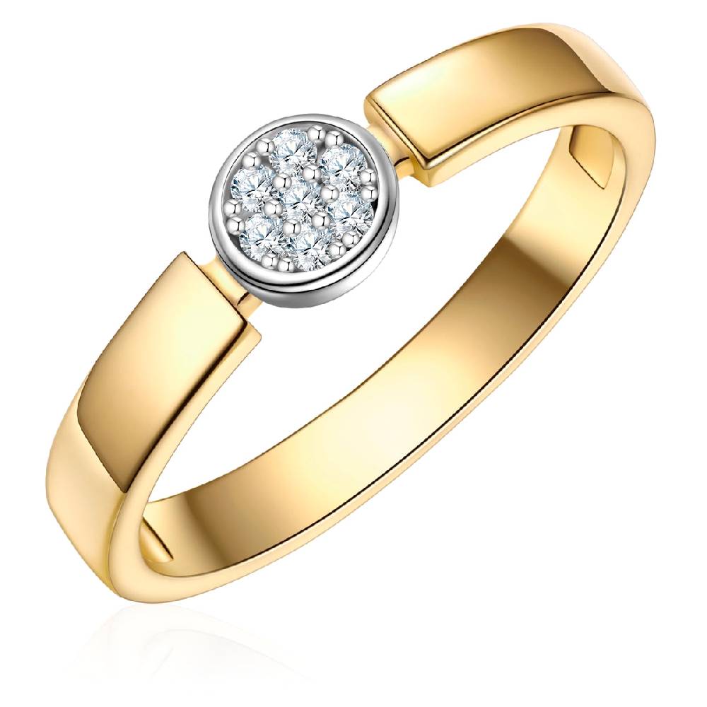 Rafaela Donata Ring Sterling Silber bicolor Zirkonia weiß Riesige Rabatte