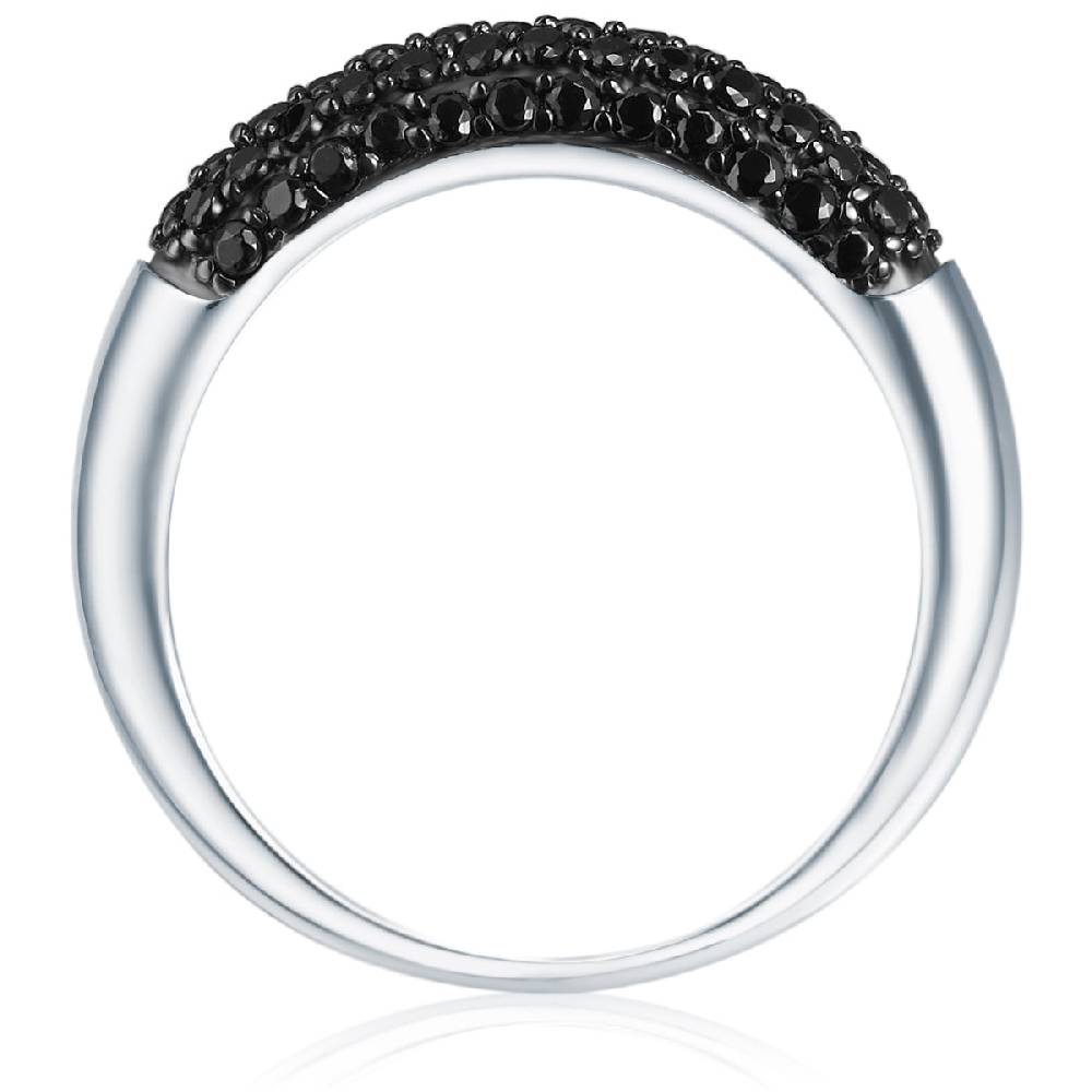 Rafaela Donata Ring Sterling Silber Zirkonia schwarz Fabrikladen