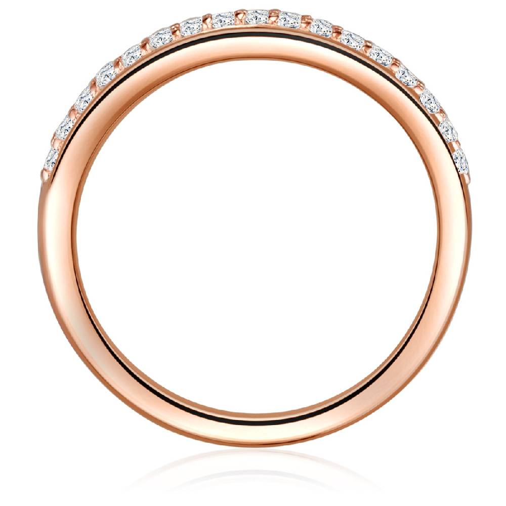 Rafaela Donata Ring Sterling Silber roségold Zirkonia weiß Speichern exportieren