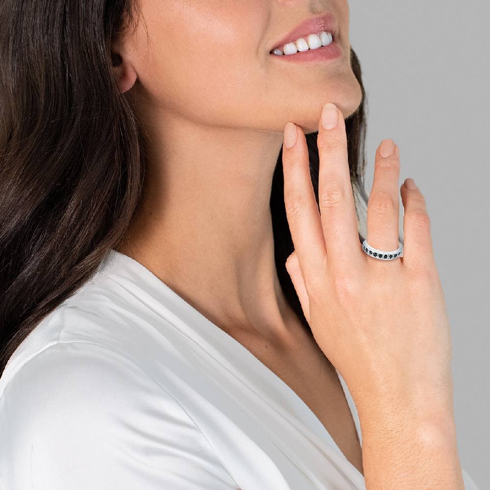 Rafaela Donata Ring Sterling Silber Zirkonia schwarz Rabatte dieses Monats