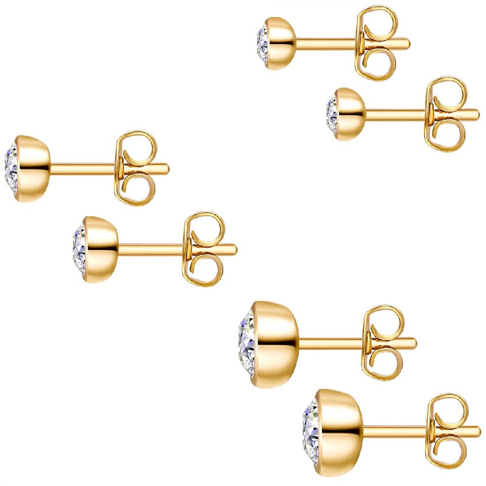 Rafaela Donata 3er Set Ohrstecker Sterling Silber verziert mit Kristallen von Swarovski® weiß Verkauf