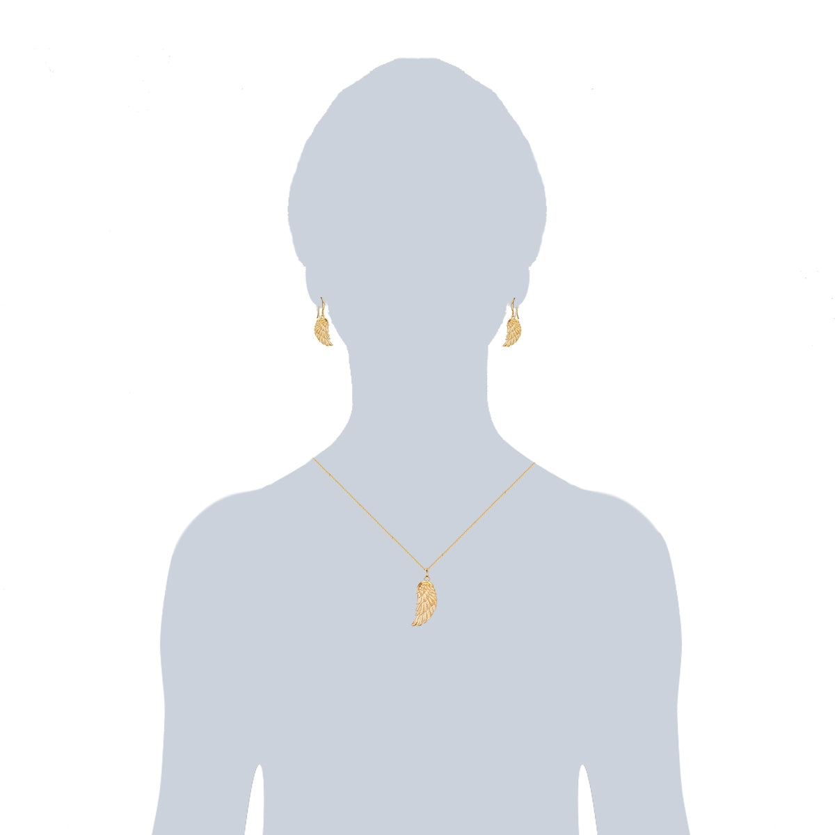 Rafaela Donata Set (Kette+Ohrhänger) gelbgold Fabrikverkauf