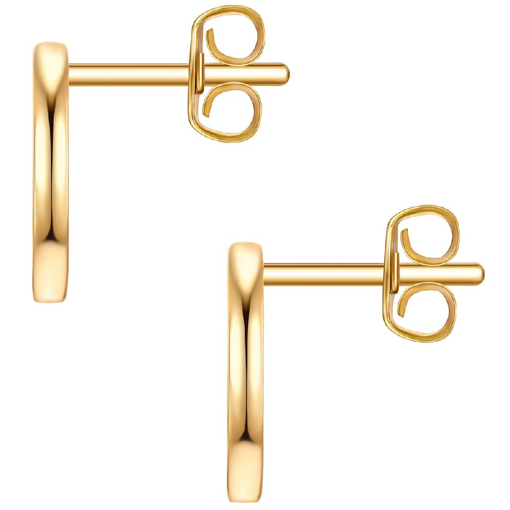 Rafaela Donata Ohrstecker Sterling Silber gelbgold Zirkonia weiß Preisnachlass