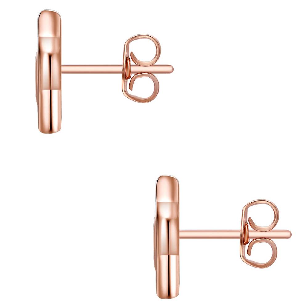 Rafaela Donata Ohrstecker Sterling Silber roségold Zirkonia weiß Heißer Verkauf
