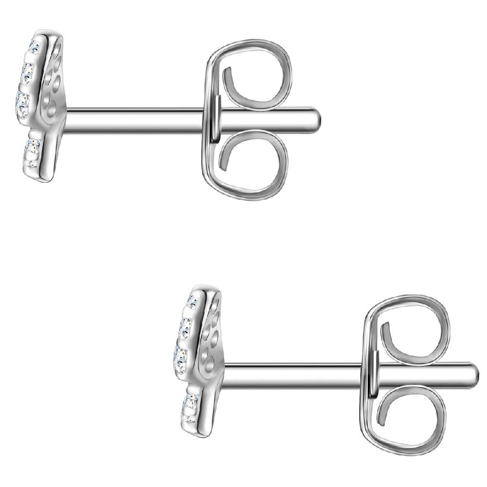 Rafaela Donata Ohrstecker Sterling Silber Zirkonia weiß Wochenangebot