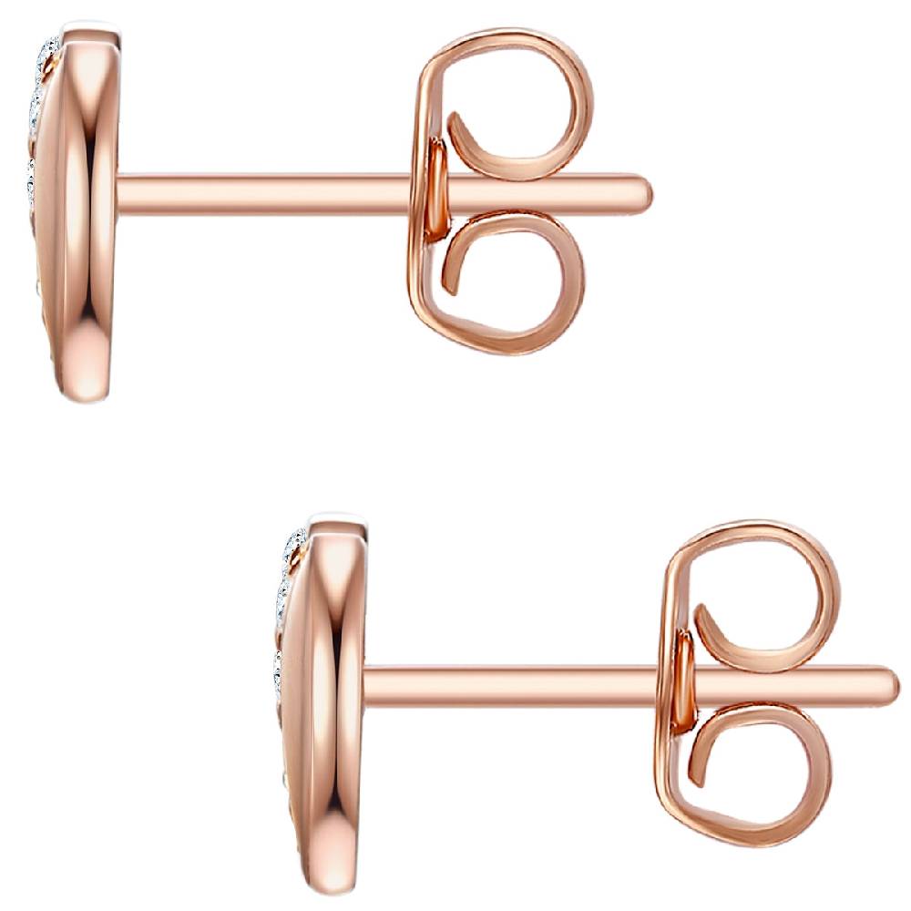 Rafaela Donata Ohrstecker Sterling Silber roségold Zirkonia weiß Zeitbegrenzte Promotion