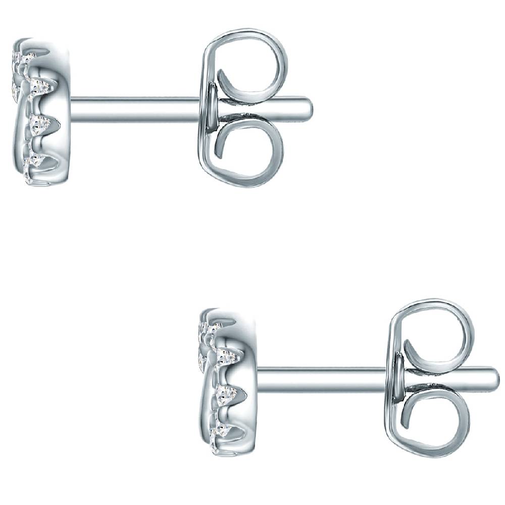 Rafaela Donata Ohrstecker Sterling Silber Zirkonia weiß Sonderangebot der Fabrik