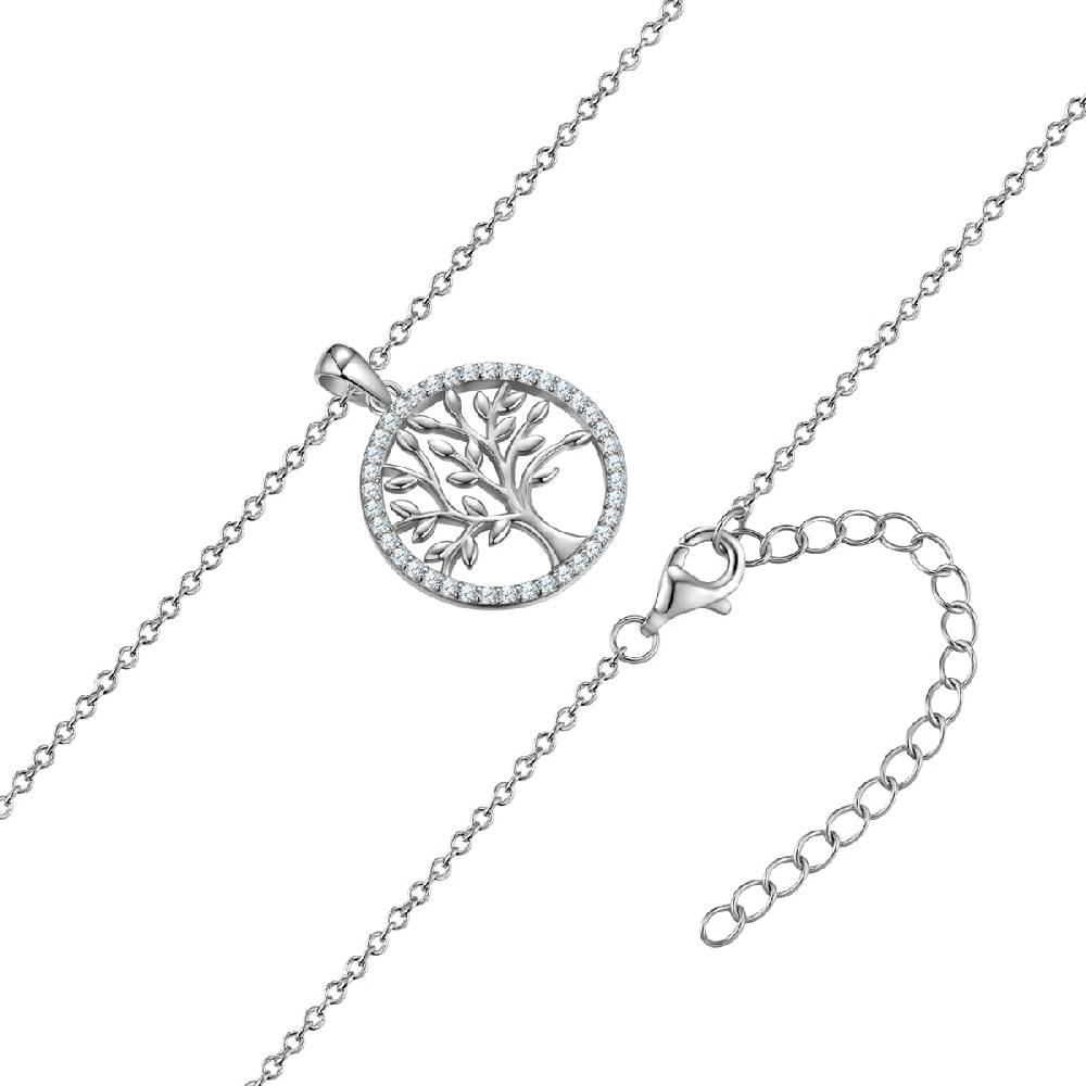 Rafaela Donata Kette mit Anhänger Sterling Silber Zirkonia weiß Super Rabatt