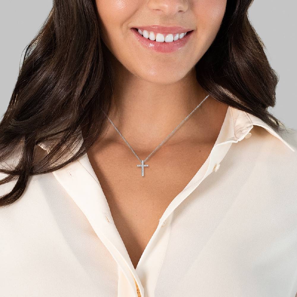 Rafaela Donata Kette mit Anhänger Sterling Silber Zirkonia weiß Im Verkauf