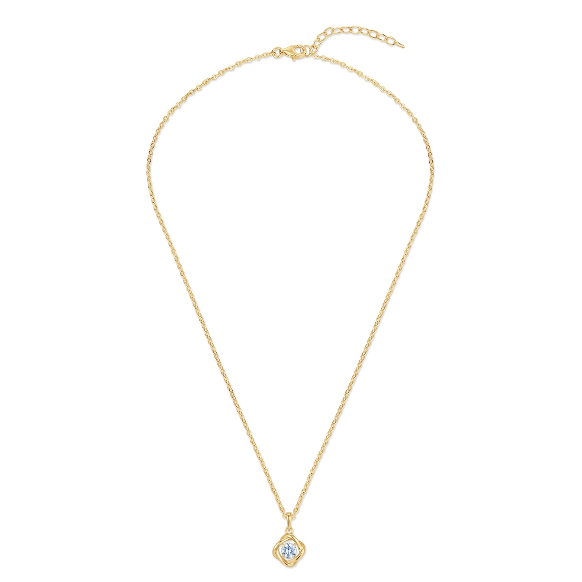 Rafaela Donata Kette mit Anhänger Sterling Silber gelbgold Spinell (synth.) blau Limitierter Zeitrabatt