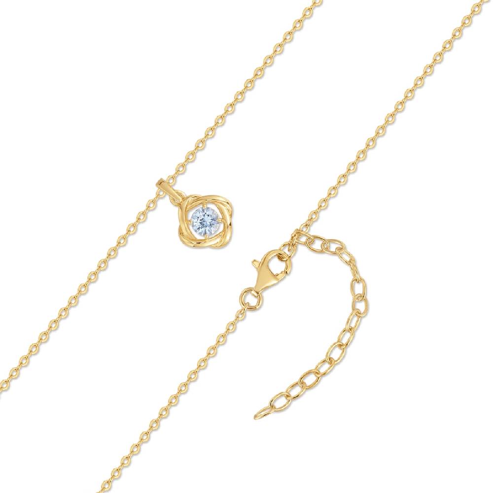 Rafaela Donata Kette mit Anhänger Sterling Silber gelbgold Spinell (synth.) blau Limitierter Zeitrabatt