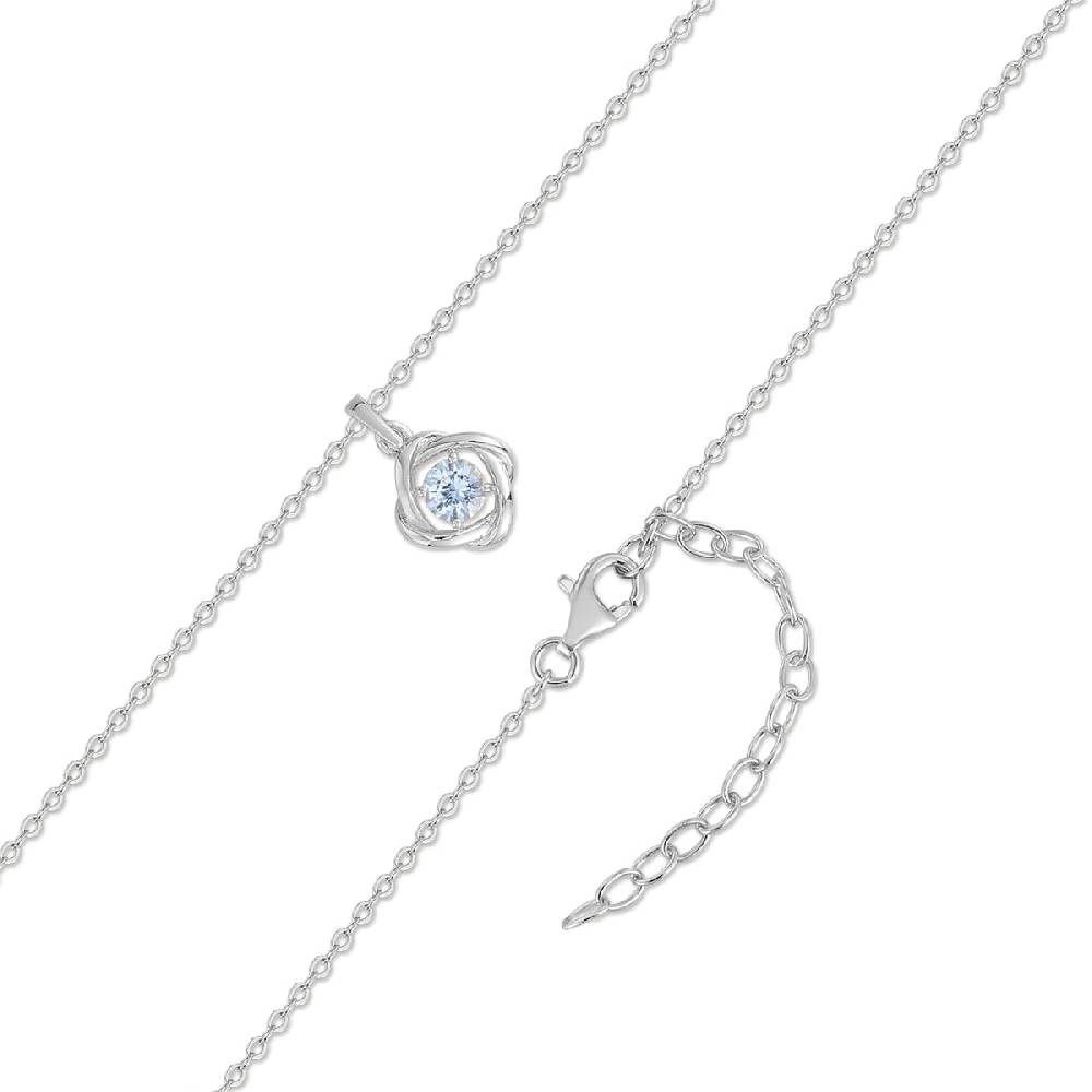 Rafaela Donata Kette mit Anhänger Sterling Silber Spinell (synth.) blau Fabrik Onlineshop