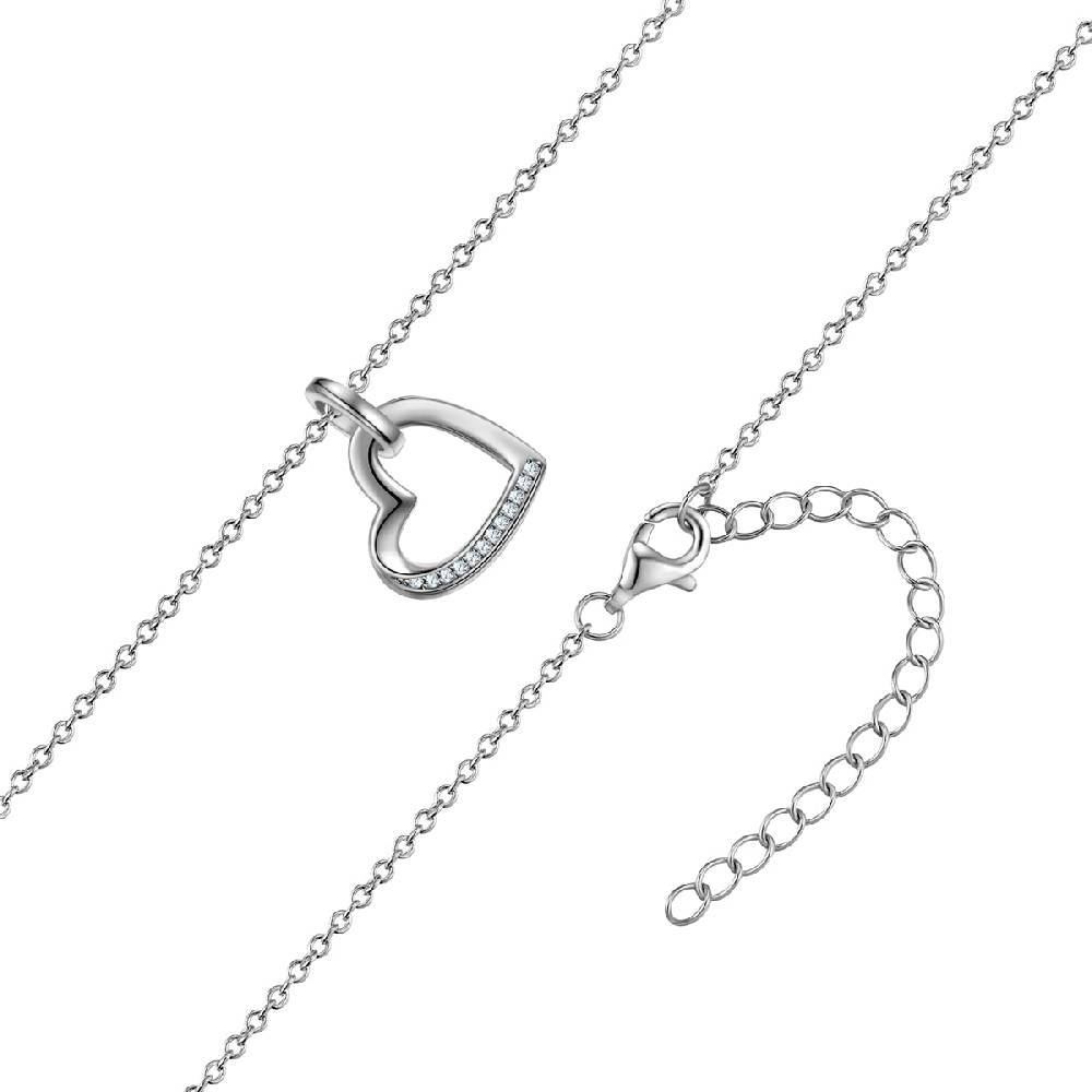 Rafaela Donata Kette mit Anhänger Sterling Silber Zirkonia weiß Online Shopping