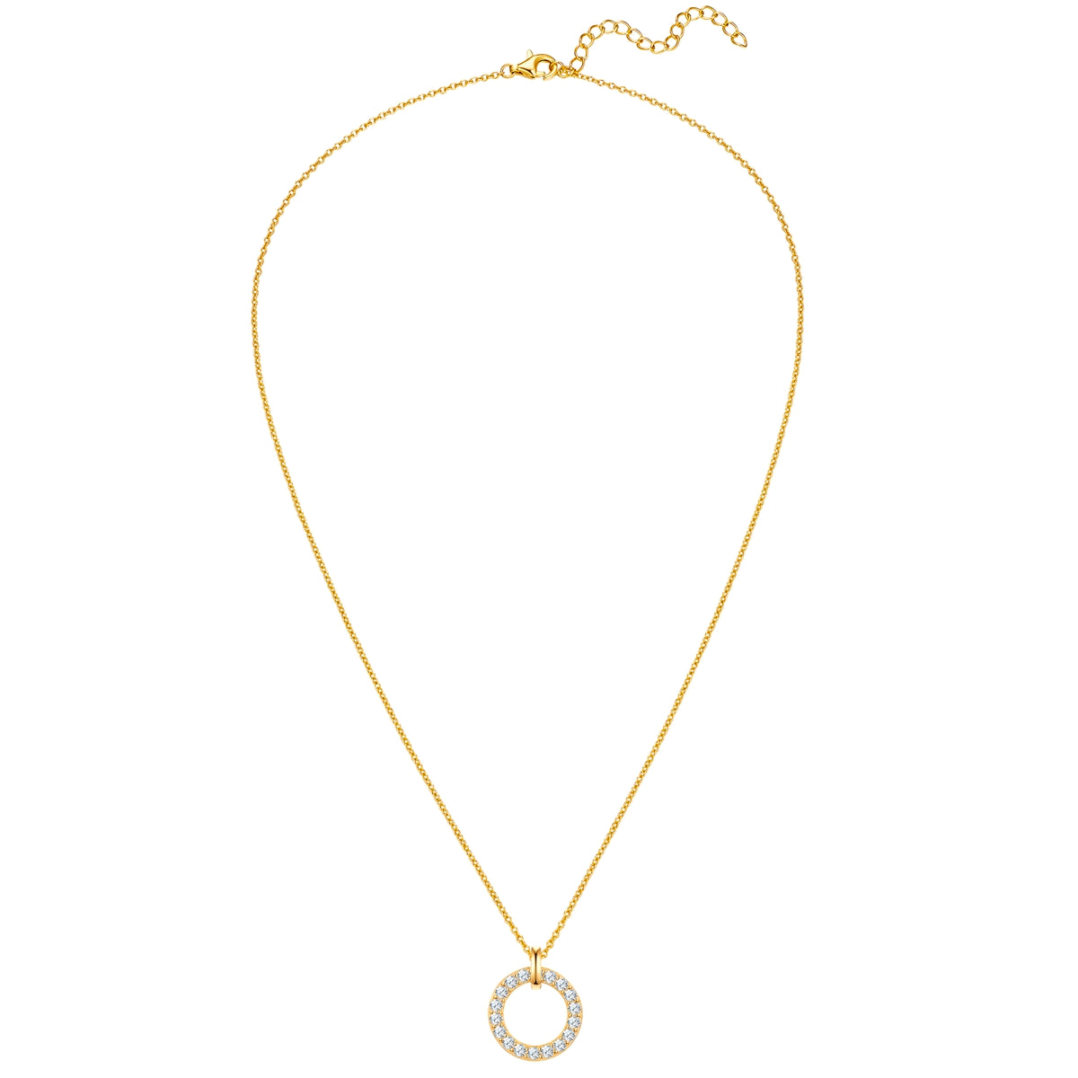 Rafaela Donata Kette mit Anhänger Sterling Silber gelbgold Zirkonia weiß Black Friday