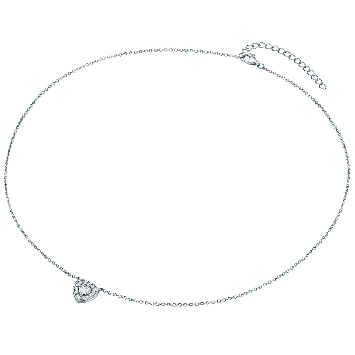 Rafaela Donata Kette mit Anhänger Sterling Silber Zirkonia weiß Valentinstagsangebot