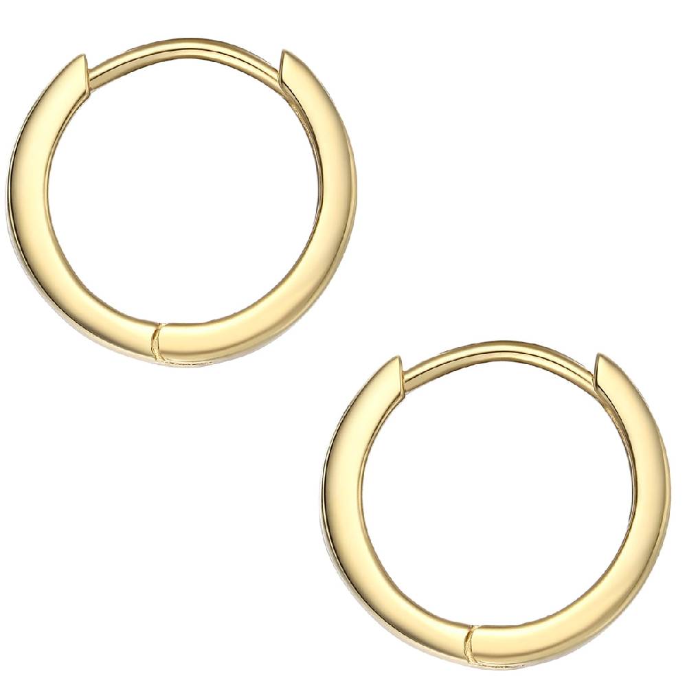 Rafaela Donata Klappcreolen Sterling Silber gelbgold Discount Store für neue Produkte