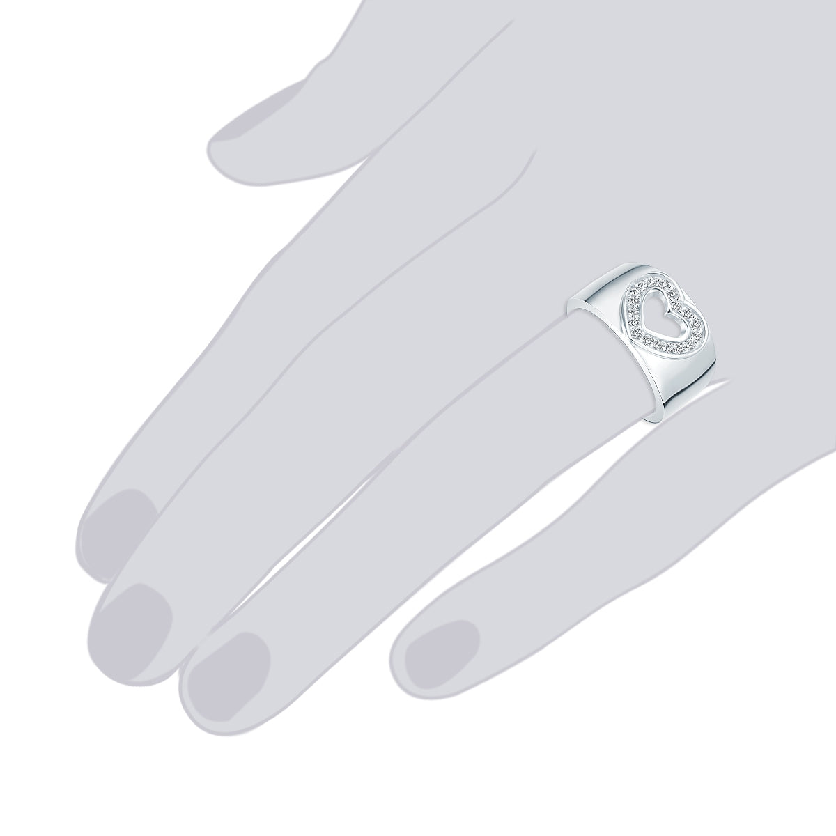 Rafaela Donata Ring Sterling Silber Zirkonia weiß Limitierter Zeitrabatt
