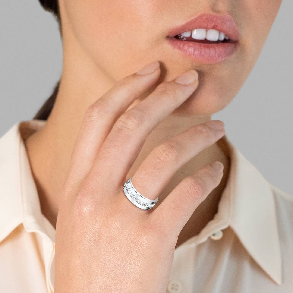 Rafaela Donata Ring Sterling Silber Zirkonia weiß Vatertagsangebot