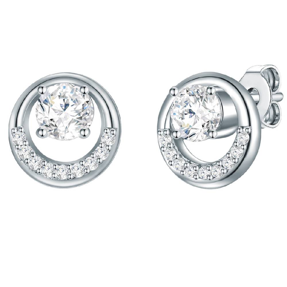 Rafaela Donata Ohrstecker Sterling Silber Zirkonia weiß