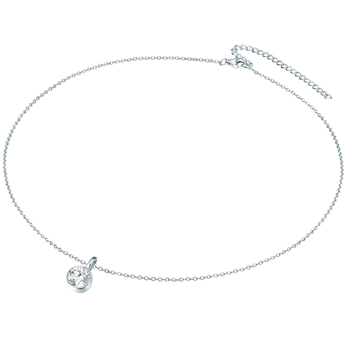 Rafaela Donata Set (Kette+Ohrstecker) Sterling Silber verziert mit Kristallen von Swarovski® weiß Wochenangebot