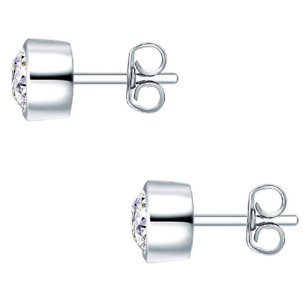 Rafaela Donata Set (Kette+Ohrstecker) Sterling Silber verziert mit Kristallen von Swarovski® weiß Wochenangebot
