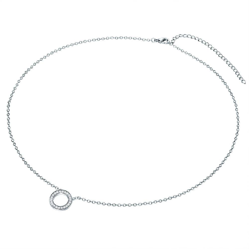 Rafaela Donata Kette mit Anhänger Sterling Silber verziert mit Kristallen von Swarovski® weiß Begrenzte Freigabe