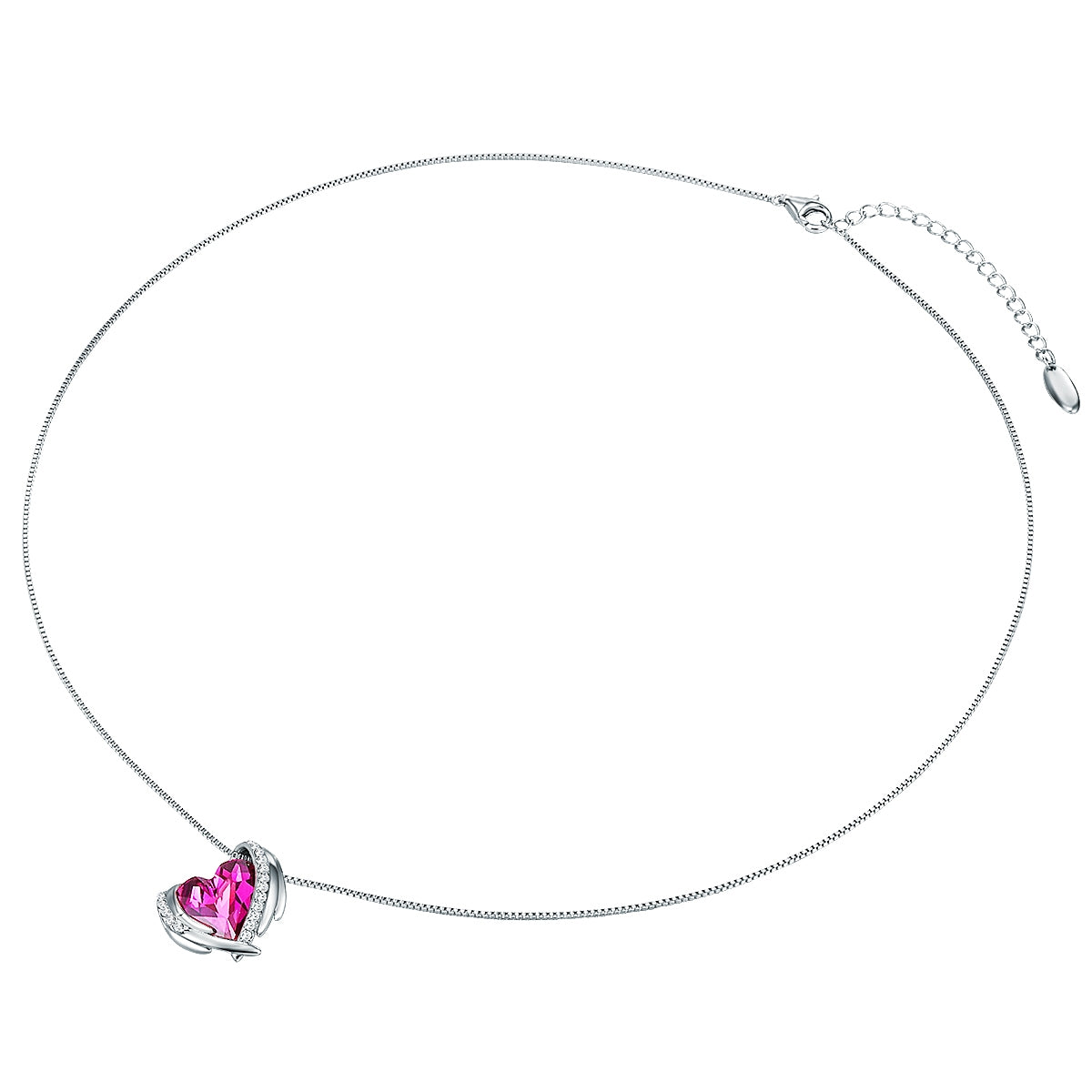Rafaela Donata Kette mit Anhänger Sterling Silber verziert mit Kristallen von Swarovski® amethyst weiß Zeitbegrenzte Promotion