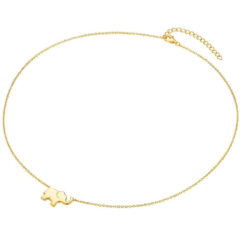 Rafaela Donata Kette mit Anhänger Sterling Silber geblgold Bis zu 65% Rabatt