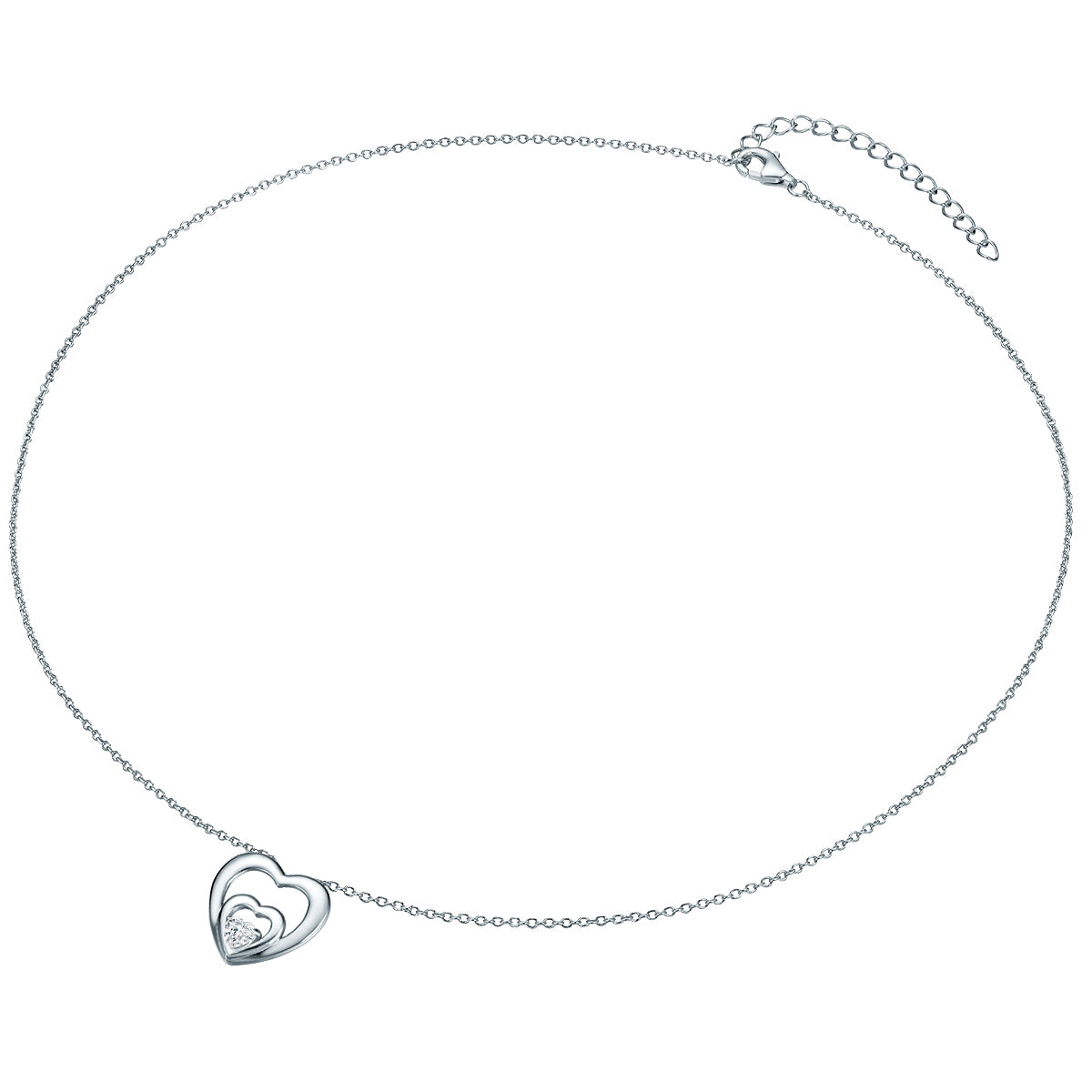 Rafaela Donata Kette mit Anhänger Sterling Silber Zirkonia weiß Super Rabatt