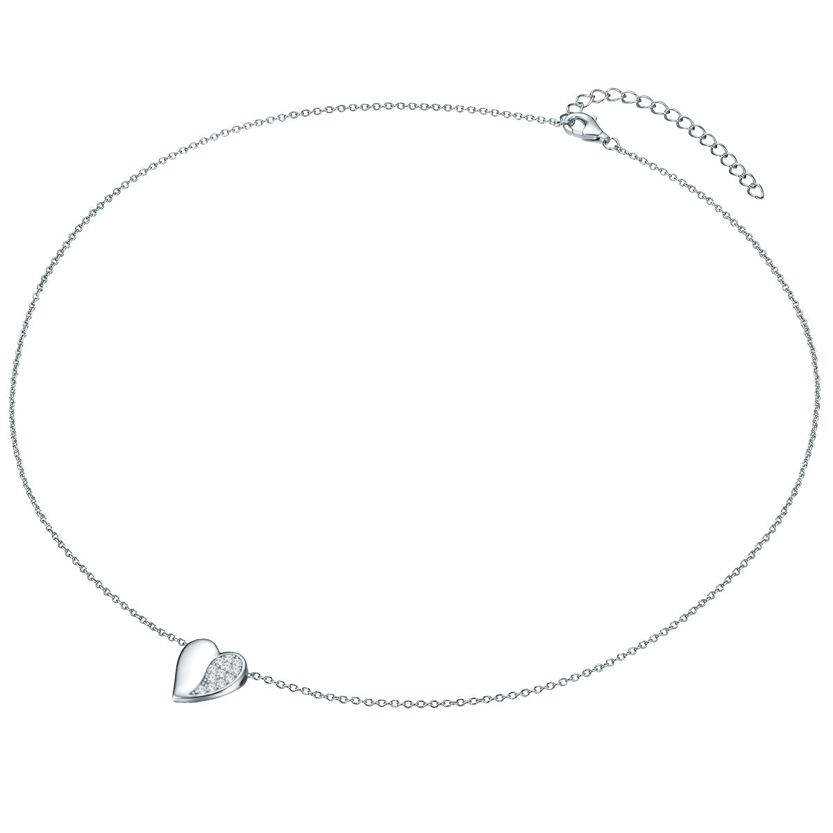 Rafaela Donata Kette mit Anhänger Sterling Silber Zirkonia weiß im Angebot