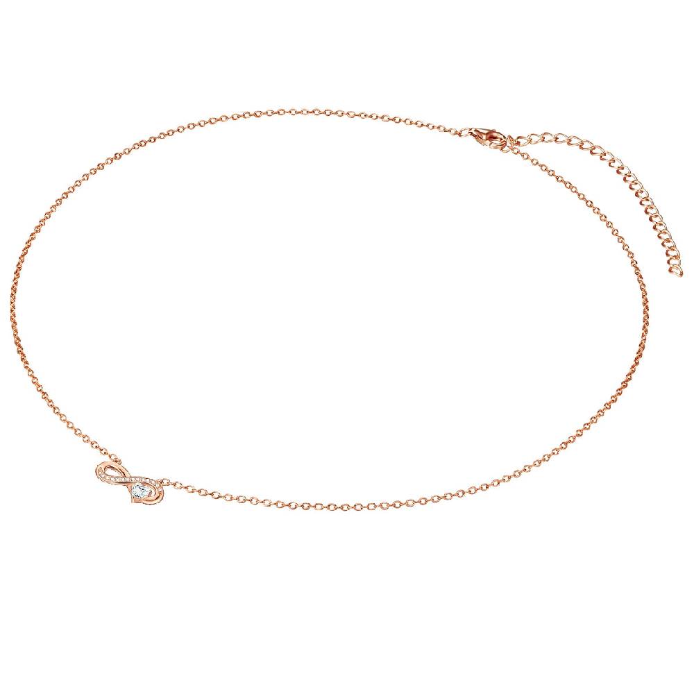 Rafaela Donata Kette mit Anhänger Sterling Silber roségold Zirkonia weiß Fabrik Onlineshop