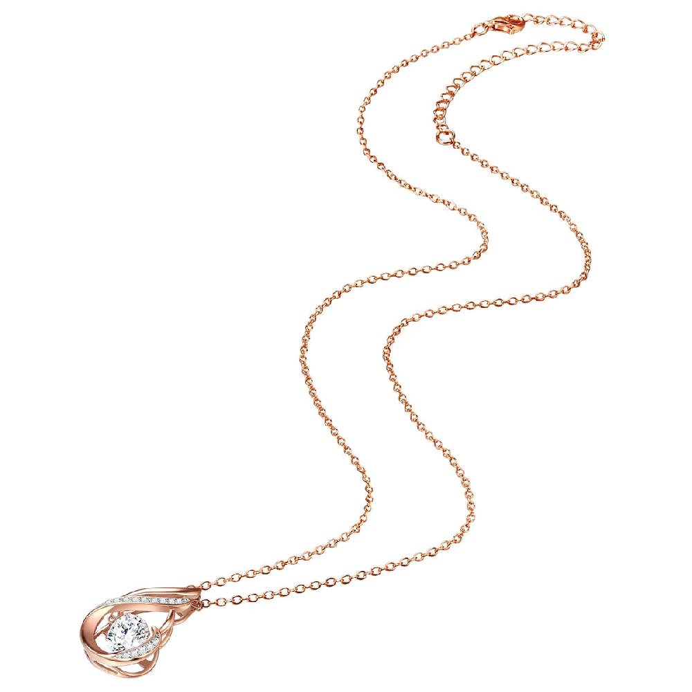 Rafaela Donata Kette mit Anhänger Sterling Silber roségold Zirkonia weiß Sonderangebot