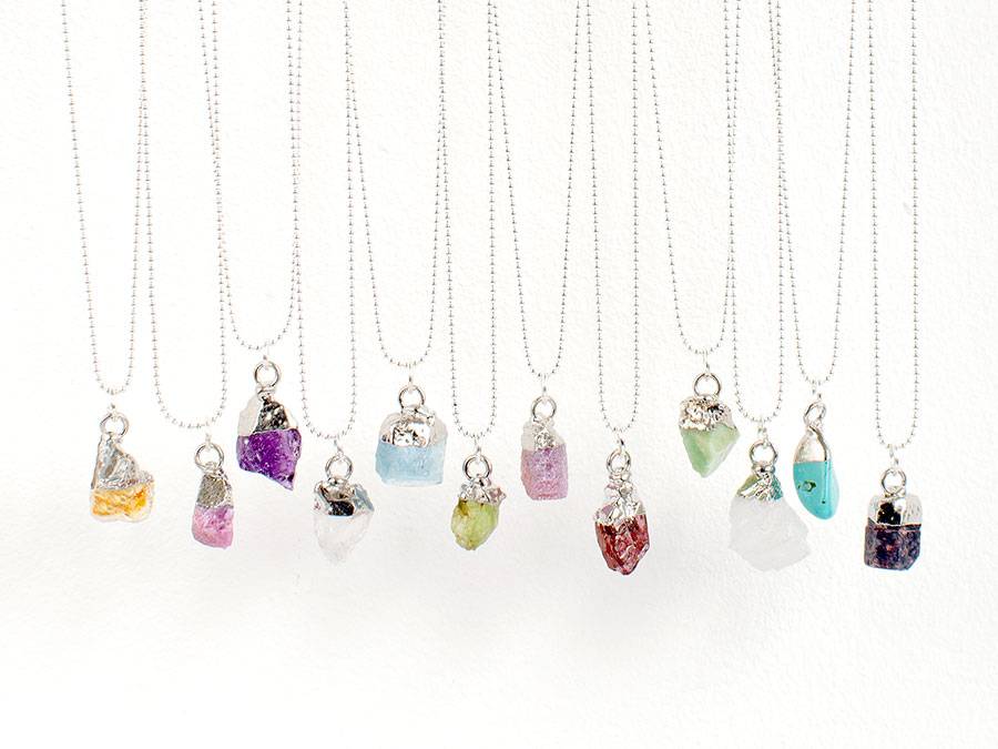 Renna Deluxe GEBURTSSTEIN Kette Silber Wochenangebot