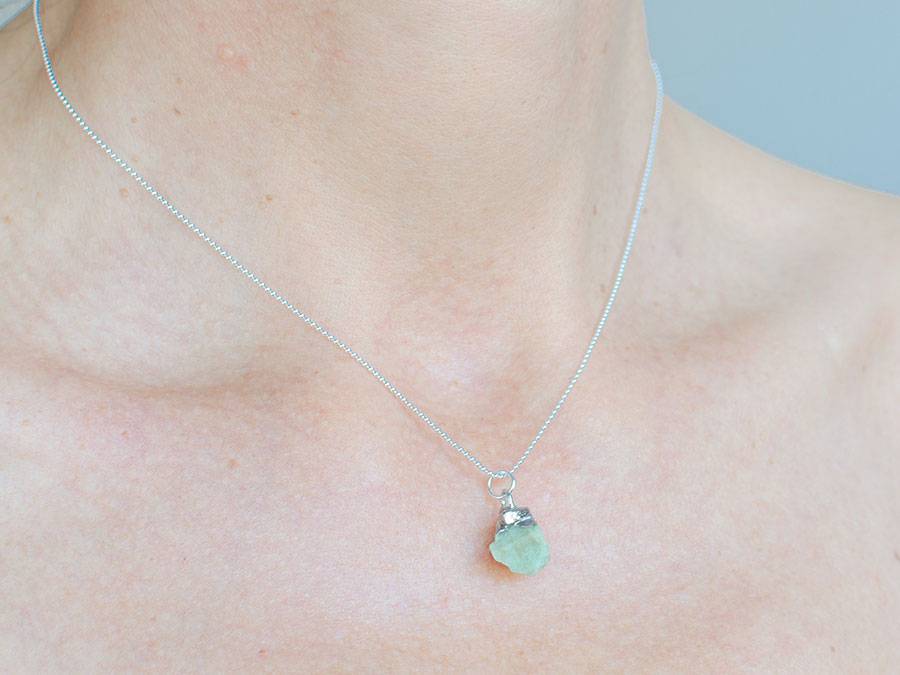 Renna Deluxe GEBURTSSTEIN Kette Silber Wochenangebot