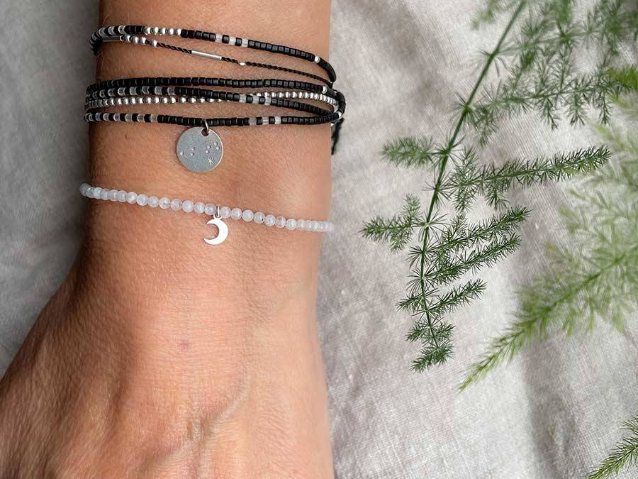Renna Deluxe MOND Armband mit Mondstein Neueste Stile
