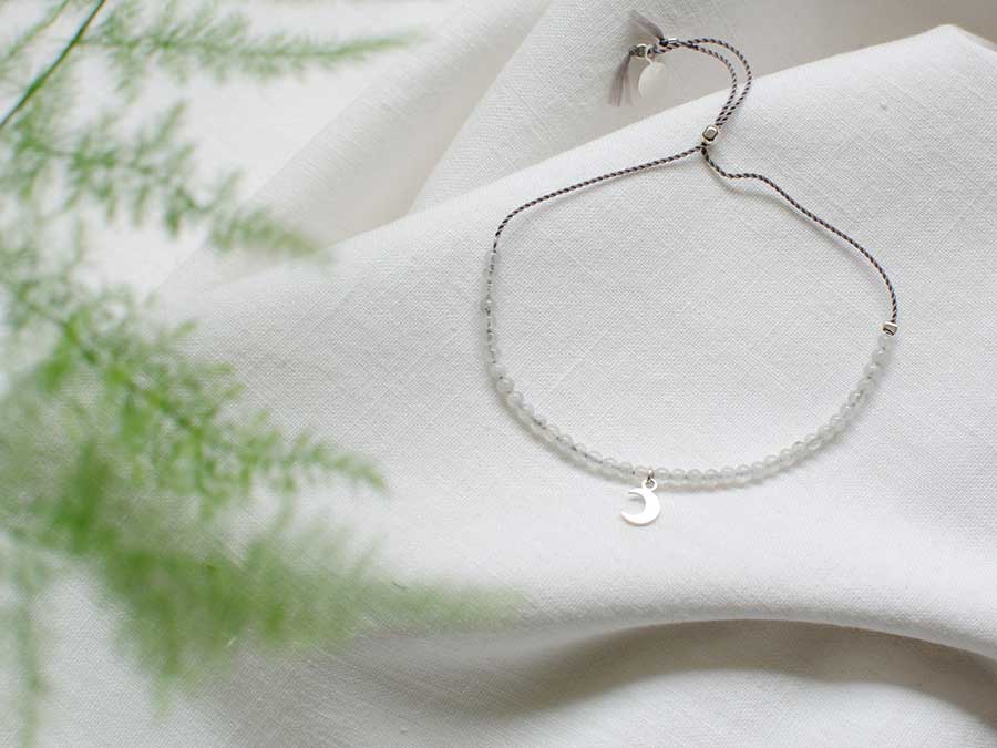 Renna Deluxe MOND Armband mit Mondstein Neueste Stile