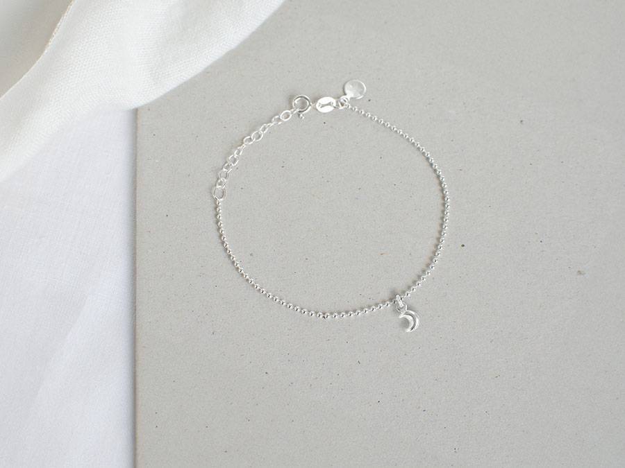 Renna Deluxe Kugel Armband mit MOND Silber Speichern exportieren
